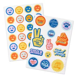 Hallmark Keep It Sunny Postcards, Book Of 10 -Hallmark Store Orange and Blue Keep It Sunny Postcards 1SOM3857 08