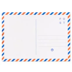 Hallmark Keep It Sunny Postcards, Book Of 10 -Hallmark Store Orange and Blue Keep It Sunny Postcards 1SOM3857 10
