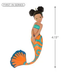 Hallmark Mythical Mermaids Ornament -Hallmark Store Orange and Blue Mermaid Keepsake Ornament 1799QXR8257 03