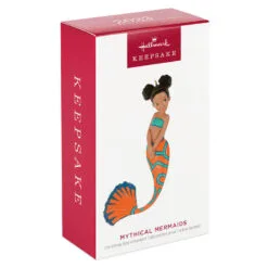 Hallmark Mythical Mermaids Ornament -Hallmark Store Orange and Blue Mermaid Keepsake Ornament 1799QXR8257 04