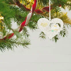 Hallmark Our First Christmas Birds In Heart 2023 Porcelain Ornament -Hallmark Store Our 1st Christmas Birds in Heart Keepsake Ornament 2299QGO2877 02