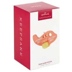 Hallmark Our Babymoon 2023 Wood Ornament -Hallmark Store Our Babymoon Wood Airplane Keepsake Ornament 1999QHX3099 04