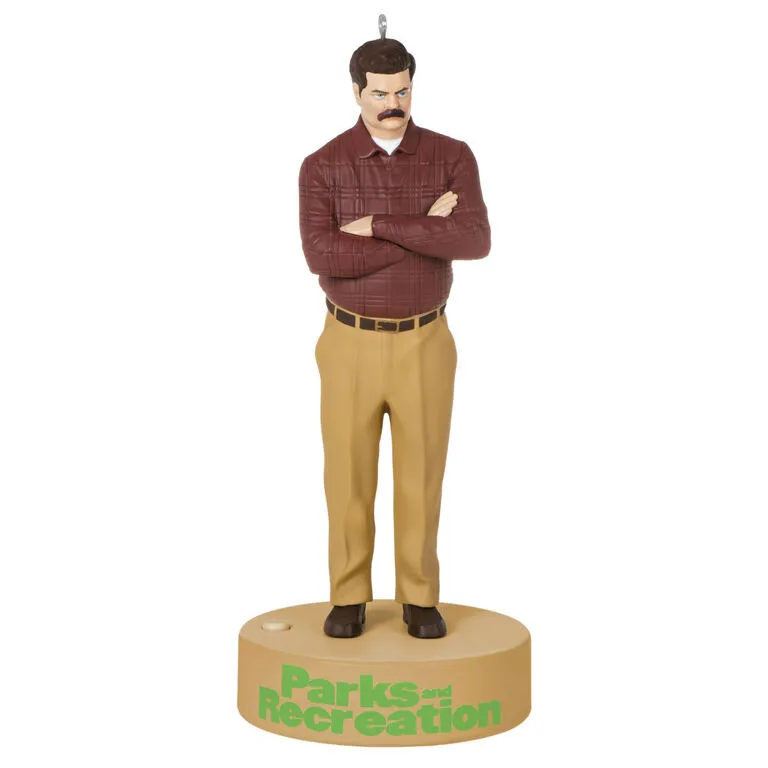Hallmark Parks And Recreation Ron Swanson Ornament With Sound 1 Hallmark Parks And Recreation Ron Swanson Ornament With Sound