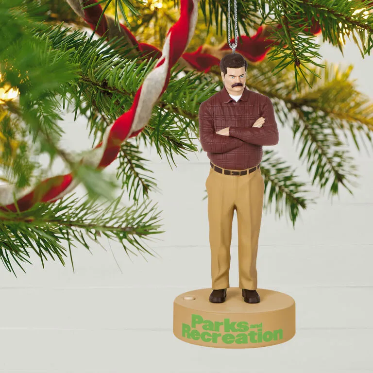 Hallmark Parks And Recreation Ron Swanson Ornament With Sound 2 Hallmark Parks And Recreation Ron Swanson Ornament With Sound - Image 2