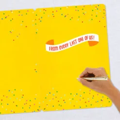 Hallmark 16" Party Cats And Dogs Jumbo Birthday Card From All -Hallmark Store Party Cats Dogs Birthday Card From Us 1299CBG3004 06