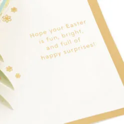 Hallmark Happy Surprises 3D Pop-Up Easter Card -Hallmark Store Pastel Eggs 3D PopUp Easter Card 1299IRC7072 03