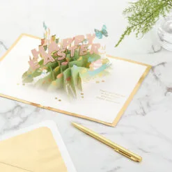 Hallmark Happy Surprises 3D Pop-Up Easter Card -Hallmark Store Pastel Eggs 3D PopUp Easter Card 1299IRC7072 07