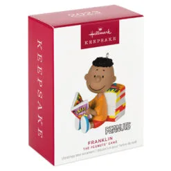 Hallmark The Peanuts® Gang Franklin Ornament -Hallmark Store Peanuts Franklin Reading Comics Keepsake Ornament 1899QXE3289 04