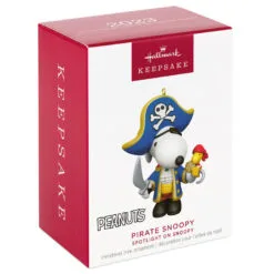 Hallmark Peanuts® Spotlight On Snoopy Pirate Snoopy Ornament -Hallmark Store Peanuts Pirate Snoopy Keepsake Ornament 1699QXR8229 04