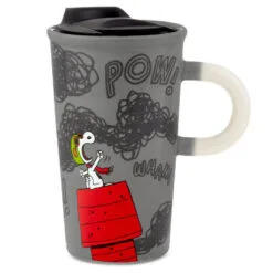 Hallmark Peanuts® Flying Ace Snoopy Color Changing Travel Mug, 16 Oz. 7 Hallmark Peanuts® Flying Ace Snoopy Color Changing Travel Mug, 16 Oz. -Hallmark Store Peanuts Snoopy Flying Ace Color Change Travel Mug 1PAJ3528 04