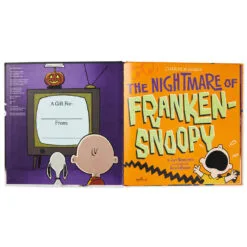 Hallmark Peanuts® The Nightmare Of Franken-Snoopy Book 7 Hallmark Peanuts® The Nightmare Of Franken-Snoopy Book -Hallmark Store Peanuts Snoopy FrankenSnoopy Book With PopUp Ending 1HGN1524 03