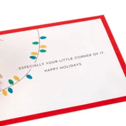 Hallmark Peanuts® Snoopy Joy To The World 3D Pop-Up Christmas Card -Hallmark Store Peanuts Snoopy and Woodstock 3D PopUp Christmas Card 1499IXC8994 04