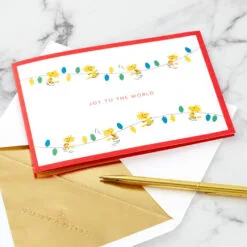 Hallmark Peanuts® Snoopy Joy To The World 3D Pop-Up Christmas Card -Hallmark Store Peanuts Snoopy and Woodstock 3D PopUp Christmas Card 1499IXC8994 06