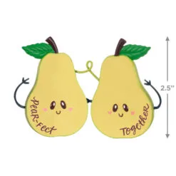 Hallmark Pear-fect Together Ornament 8 Hallmark Pear-fect Together Ornament -Hallmark Store Pearfect Together Fruit Keepsake Ornament 1899QGO2887 03