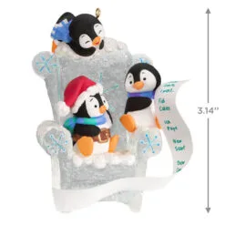 Hallmark Long Letter To Santa Penguin Ornament 8 Hallmark Long Letter To Santa Penguin Ornament -Hallmark Store Penguins in Ice Chair Keepsake Ornament 1899QGO2959 03