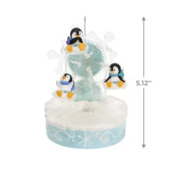 Hallmark Playful Penguins On Ferris Wheel Musical Ornament With Light And Motion 8 Hallmark Playful Penguins On Ferris Wheel Musical Ornament With Light And Motion -Hallmark Store Penguins on Ferris Wheel Keepsake Ornament 4499QGO2679 03