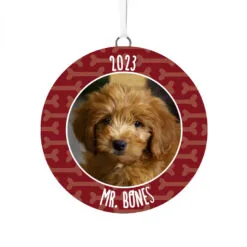 Hallmark Pet Personalized Text And Photo Ceramic Ornament