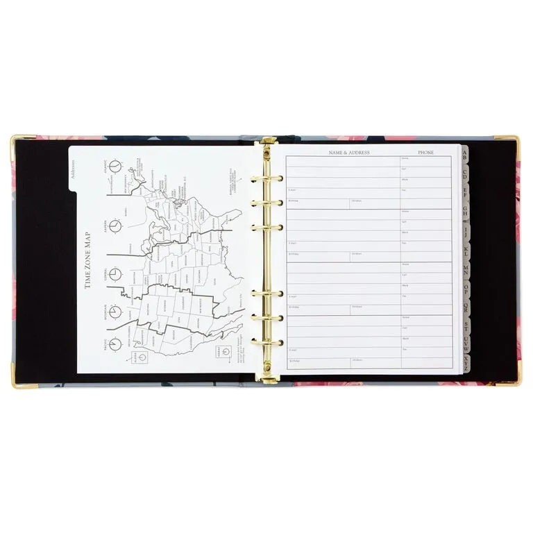 Hallmark Pink Peonies On Gray Address Book 3 Hallmark Pink Peonies On Gray Address Book - Image 3