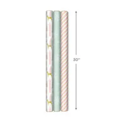 Hallmark Pink And Mint Assorted 3-Pack Christmas Wrapping Paper, 120 Sq. Ft. 13 Hallmark Pink And Mint Assorted 3-Pack Christmas Wrapping Paper, 120 Sq. Ft. -Hallmark Store Pink and Mint Christmas Wrapping Paper Assortment 5JXW1083 07