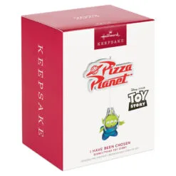 Hallmark Disney/Pixar Toy Story I Have Been Chosen Ornament With Sound And Motion -Hallmark Store Pizza Planet Alien Claw Game Keepsake Ornament 2199QXD6699 04