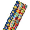Hallmark Assorted Pokémon Wrapping Paper 3-Pack, 60 Sq. Ft.