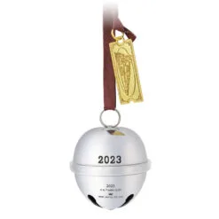 Hallmark The Polar Express™ Santa's Sleigh Bell 2023 Metal Ornament -Hallmark Store Polar Express Sleigh Bell Keepsake Ornament 1799QXI6069 06
