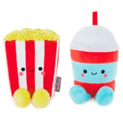 Hallmark Better Together Popcorn And Slushie Magnetic Plush, 5" -Hallmark Store Popcorn and Slushie Magnetic Plush 1KID2090 03