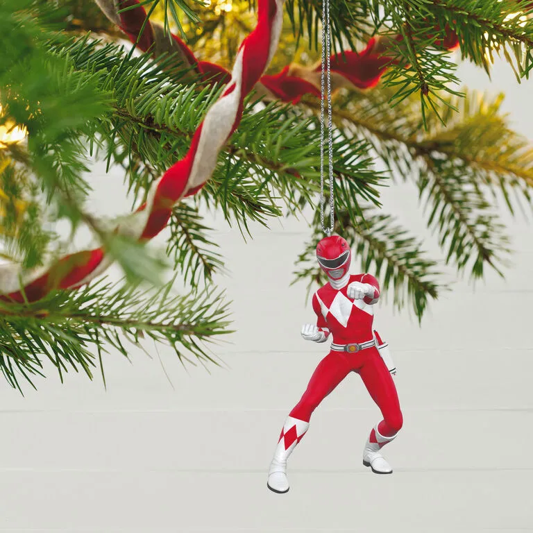 Hallmark Hasbro® Power Rangers® Red Ranger Ornament 2 Hallmark Hasbro® Power Rangers® Red Ranger Ornament - Image 2
