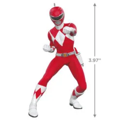 Hallmark Hasbro® Power Rangers® Red Ranger Ornament 8 Hallmark Hasbro® Power Rangers® Red Ranger Ornament -Hallmark Store Power Rangers Red Ranger Keepsake Ornament 1899QXI7197 03
