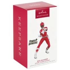 Hallmark Hasbro® Power Rangers® Red Ranger Ornament 9 Hallmark Hasbro® Power Rangers® Red Ranger Ornament -Hallmark Store Power Rangers Red Ranger Keepsake Ornament 1899QXI7197 04
