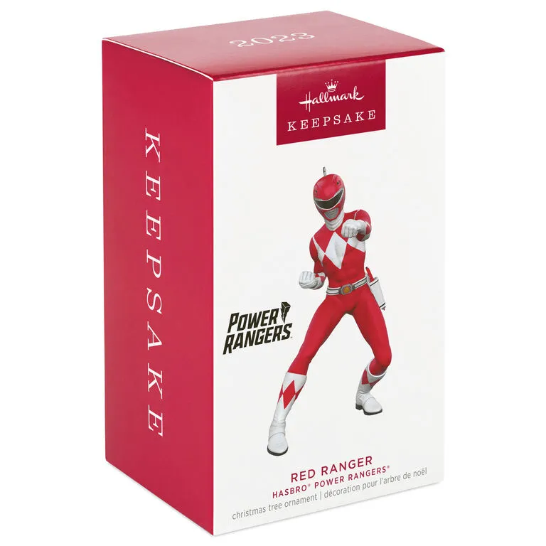 Hallmark Hasbro® Power Rangers® Red Ranger Ornament 4 Hallmark Hasbro® Power Rangers® Red Ranger Ornament - Image 4