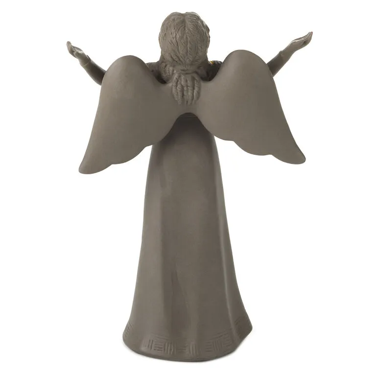 Hallmark Mahogany Power In Prayer Black Angel Figurine, 8.5" 2 Hallmark Mahogany Power In Prayer Black Angel Figurine, 8.5" - Image 2