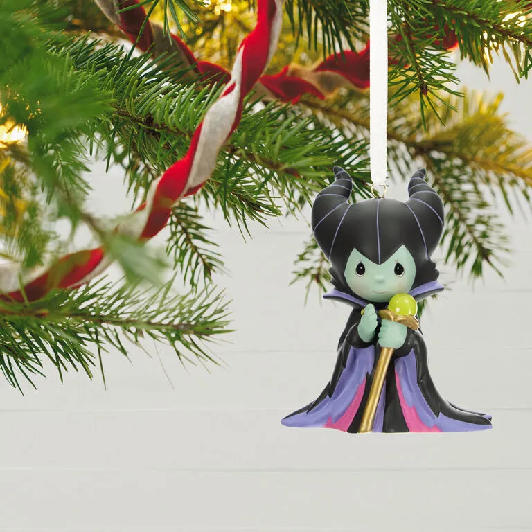 Hallmark Disney Precious Moments Maleficent Porcelain Ornament 2 Hallmark Disney Precious Moments Maleficent Porcelain Ornament - Image 2