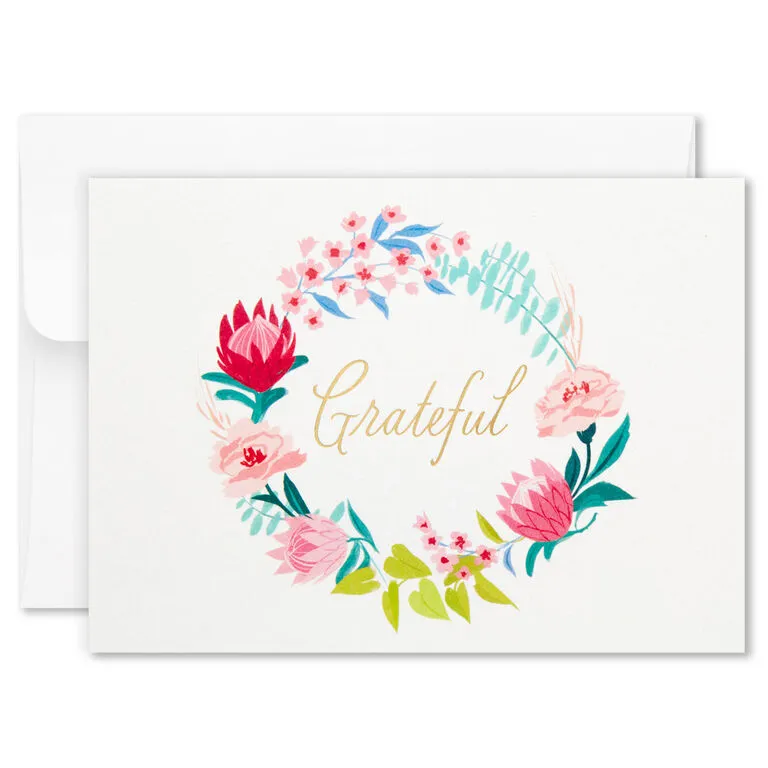 Hallmark Pretty Floral Assorted Blank Thank-You Notes, Box Of 24 5 Hallmark Pretty Floral Assorted Blank Thank-You Notes, Box Of 24 - Image 5