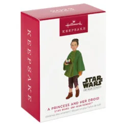Hallmark Star Wars: Obi-Wan Kenobi™ A Princess And Her Droid Ornament 9 Hallmark Star Wars: Obi-Wan Kenobi™ A Princess And Her Droid Ornament -Hallmark Store Princess Leia Girl and Droid Lola Keepsake Ornament 2199QXE3297 04