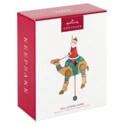 Hallmark Pull-String Camel With Santa Wood Ornament 9 Hallmark Pull-String Camel With Santa Wood Ornament -Hallmark Store PullString Camel With Santa Keepsake Ornament 2499QGO2977 04