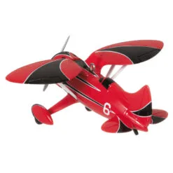 Hallmark Sky's The Limit Bulldog Racer Ornament 11 Hallmark Sky's The Limit Bulldog Racer Ornament -Hallmark Store Red Black White Airplane Keepsake Ornament 1999QXR8169 06