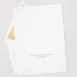 Hallmark With All My Heart Quilled Paper Handmade Love Card -Hallmark Store Red Letters Quilled Paper Handmade Romantic Love Card 1299LAD2811 03