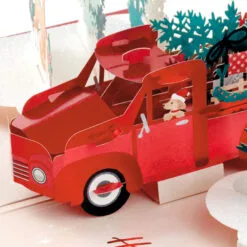 Hallmark Joy To You 3D Pop-Up Christmas Card -Hallmark Store Red Truck 3D PopUp Christmas Card 1299IXC7122 03