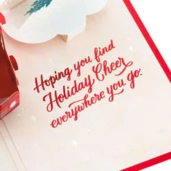 Hallmark Joy To You 3D Pop-Up Christmas Card -Hallmark Store Red Truck 3D PopUp Christmas Card 1299IXC7122 05