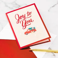 Hallmark Joy To You 3D Pop-Up Christmas Card -Hallmark Store Red Truck 3D PopUp Christmas Card 1299IXC7122 07