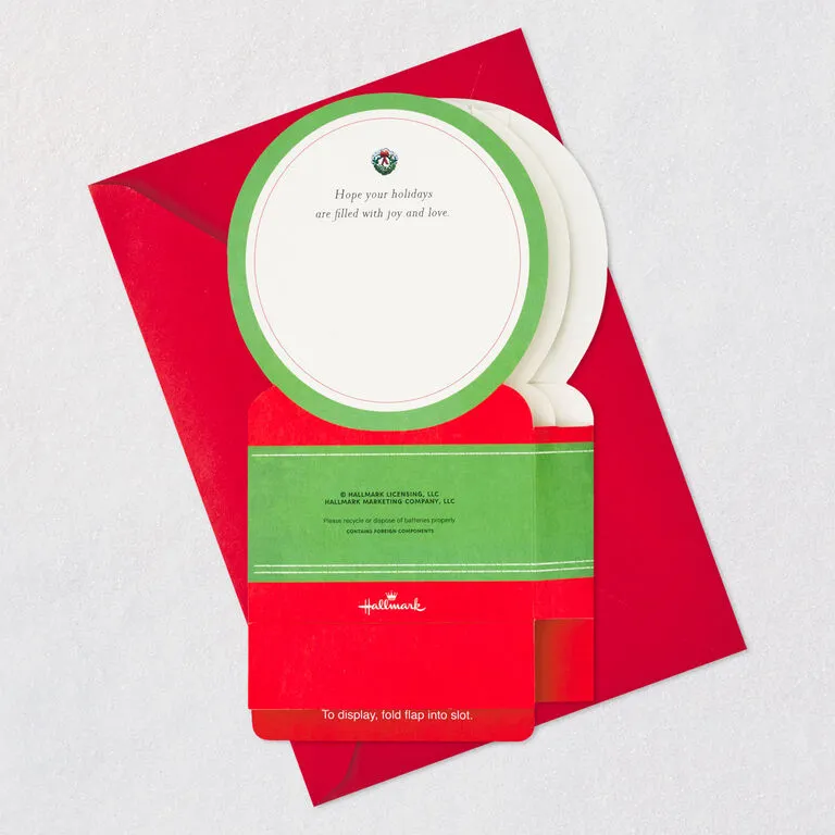 Hallmark Red Truck Snow Globe Musical 3D Pop-Up Christmas Card With Motion 8 Hallmark Red Truck Snow Globe Musical 3D Pop-Up Christmas Card With Motion - Image 8