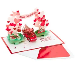 Hallmark Special Delivery 3D Pop-Up Valentine's Day Card 12 Hallmark Special Delivery 3D Pop-Up Valentine's Day Card -Hallmark Store Red Truck With Flowers 3D PopUp Valentines Day Card 1299IAV6066 03