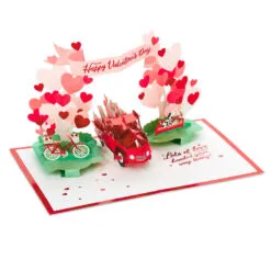 Hallmark Special Delivery 3D Pop-Up Valentine's Day Card 13 Hallmark Special Delivery 3D Pop-Up Valentine's Day Card -Hallmark Store Red Truck With Flowers 3D PopUp Valentines Day Card 1299IAV6066 04