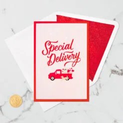 Hallmark Special Delivery 3D Pop-Up Valentine's Day Card 15 Hallmark Special Delivery 3D Pop-Up Valentine's Day Card -Hallmark Store Red Truck With Flowers 3D PopUp Valentines Day Card 1299IAV6066 06