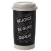 Hallmark Rejoice Repeat Ceramic Travel Mug, 12 Oz.