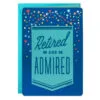 Hallmark 16" Retired And Admired Jumbo Retirement Card With Banner