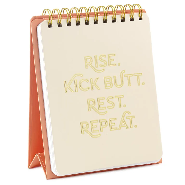 Hallmark Kick Butt, Repeat Easel Notebook 2 Hallmark Kick Butt, Repeat Easel Notebook - Image 2