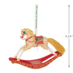 Hallmark 50 Years Of Memories Rocking Horse Special Edition Porcelain Ornament 8 Hallmark 50 Years Of Memories Rocking Horse Special Edition Porcelain Ornament -Hallmark Store Rocking Horse 50 Years Keepsake Ornament 2599QGO2507 03