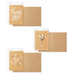 Hallmark Rustic Floral Boxed Blank Thank-You Notes Assortment, Pack Of 48 8 Hallmark Rustic Floral Boxed Blank Thank-You Notes Assortment, Pack Of 48 -Hallmark Store Rustic Floral Assorted Boxed ThankYou Cards 5STZ1160 03